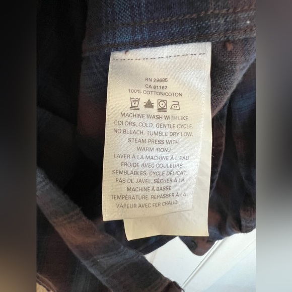 Pendleton Mason Flannel Men’s Plaid Cotton Button Down Longsleeve Shirt Size M - Picture 4 of 9